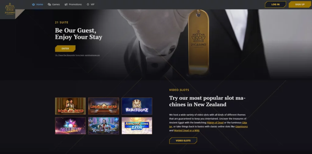 21Casino Main Page