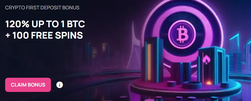 BetandPlay Casino Crypto First Deposit Bonus