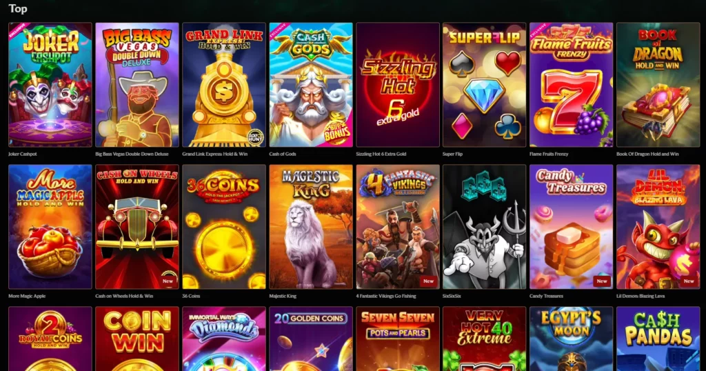 CrownPlay Casino Games Section