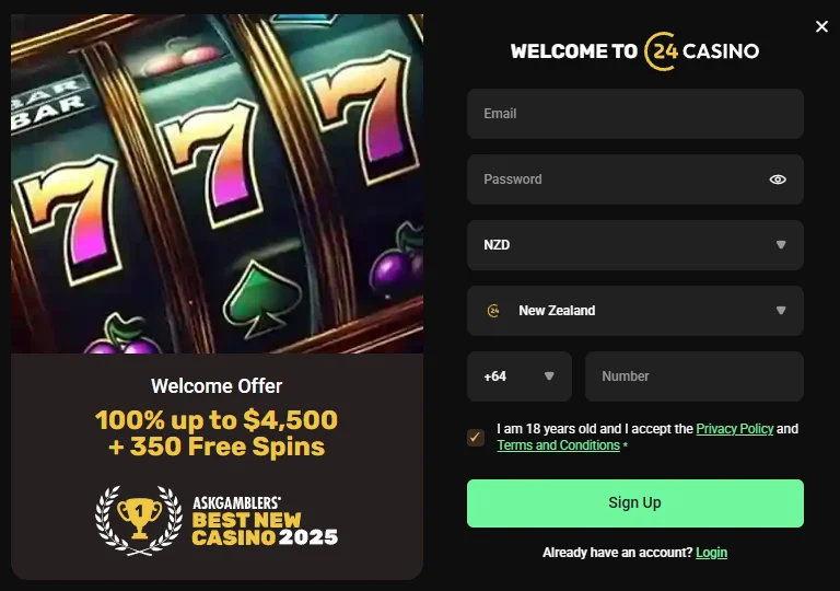 24casino login
