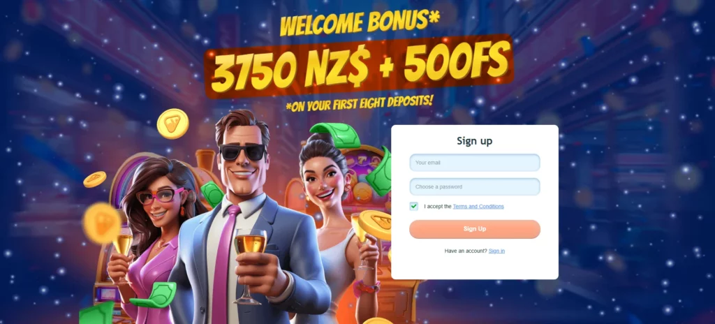 SpinCity Casino Welcome Bonus