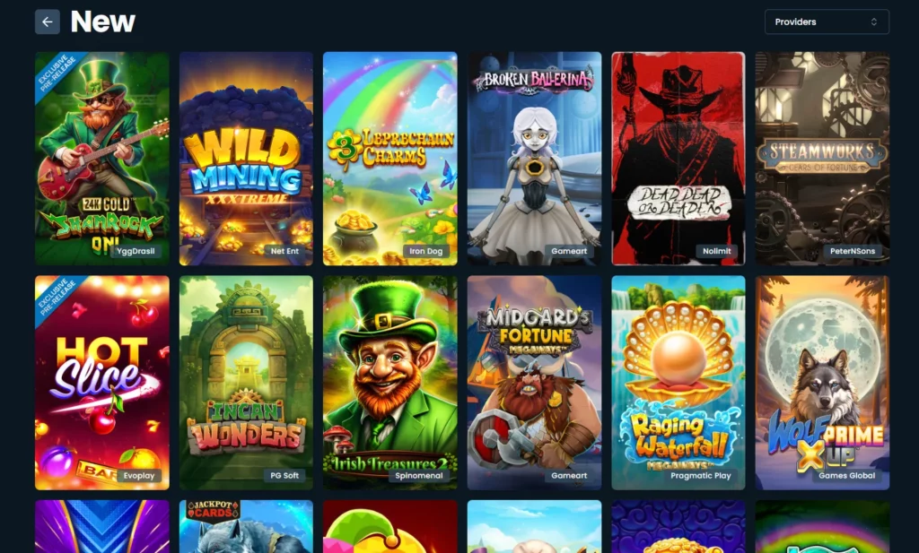 DepositWin Casino Games