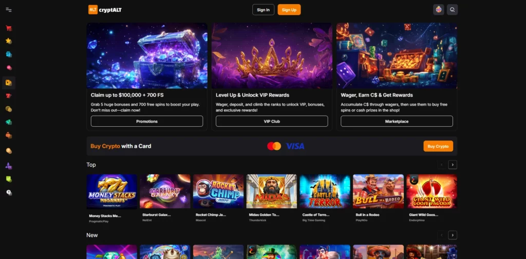 Cryptalt Main Page