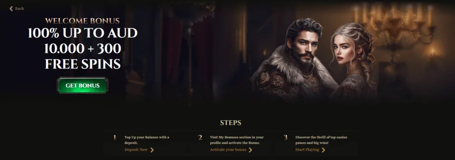 kyngs casino welcome bonus