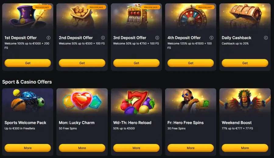 winhero no deposit