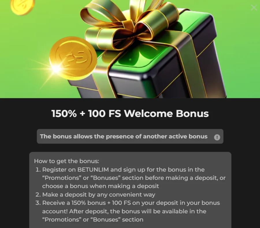 betunlim promo code