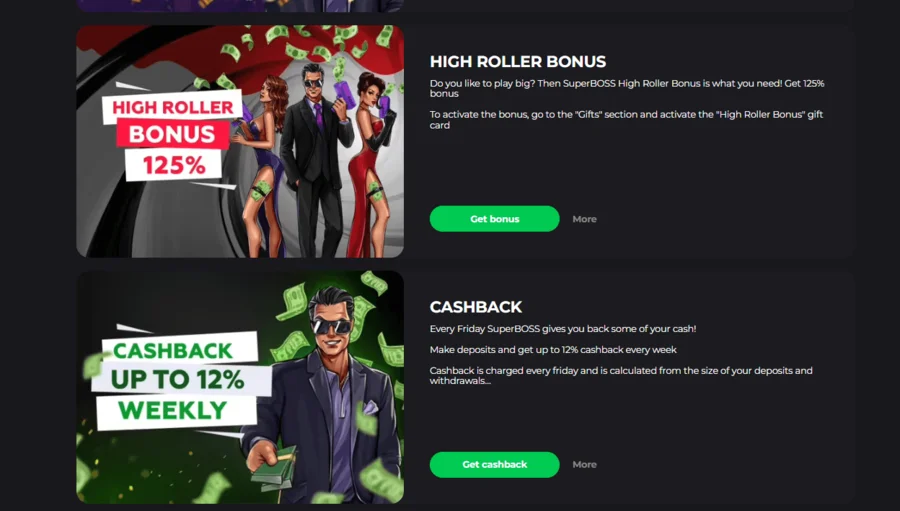 Superboss casino promo code