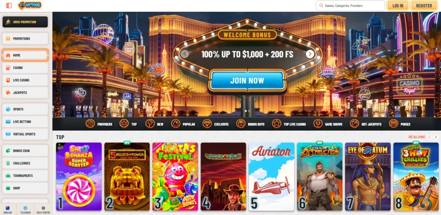 wyns casino